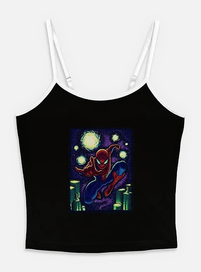 Marvel Spider-Man Starry New York Womens Cami