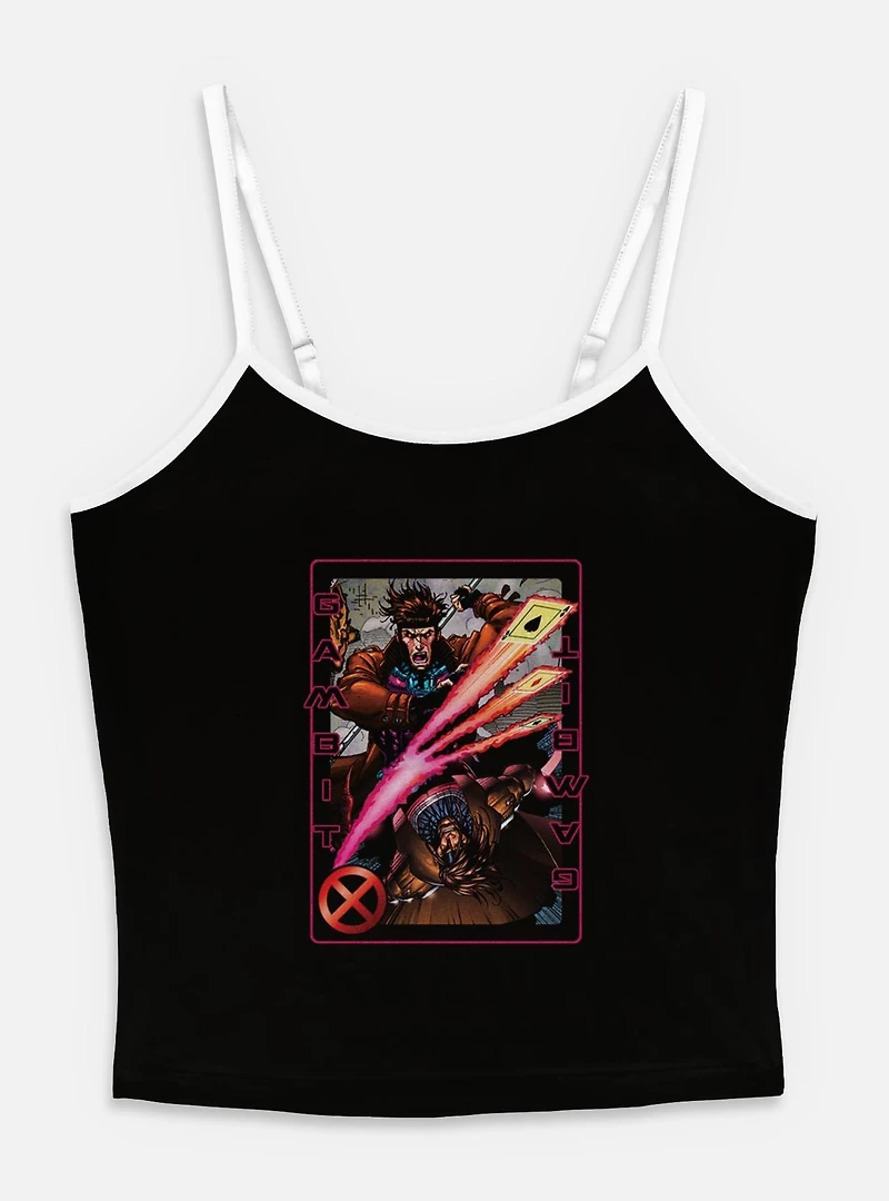 Marvel X-Men Gambit Card Womens Cami
