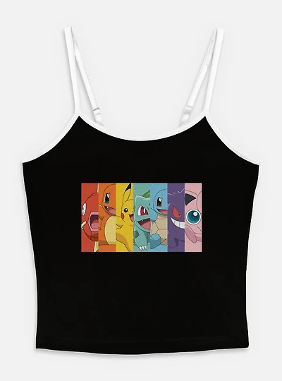 Pokemon Poke Rainbow Womens Cami