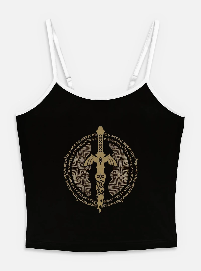 The Legend Of Zelda Master Sword Icon Womens Cami