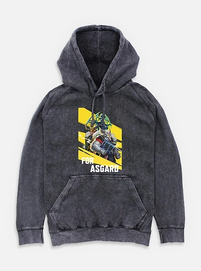 Marvel Rivals For Asgard Mineral Wash Hoodie