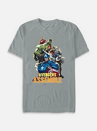 Marvel Rivals Avengers Assemble Garment Dye T-Shirt