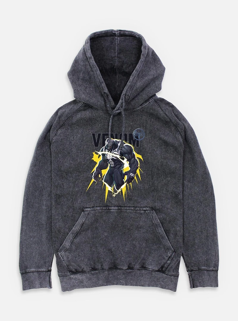 Marvel Rivals Venom Energy Mineral Wash Hoodie