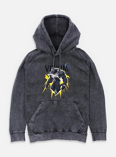 Marvel Rivals Venom Energy Mineral Wash Hoodie