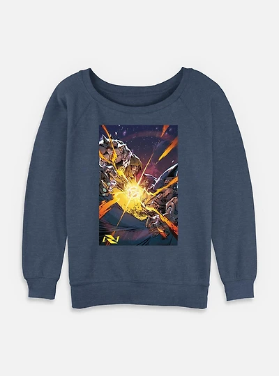 Marvel Rivals Final Fight Womens Slouchy Sweatshirt