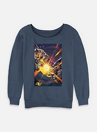 Marvel Rivals Final Fight Womens Slouchy Sweatshirt