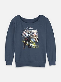 Marvel Rivals Mighty Thor Womens Slouchy Sweatshirt