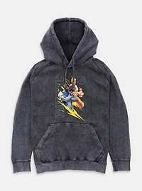 Marvel Rivals Human Torch & Mr. Fantastic Mineral Wash Hoodie