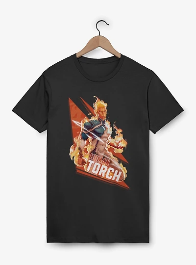 Marvel Rivals Human Torch Big Fire T-Shirt