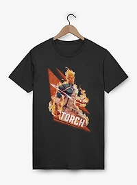 Marvel Rivals Human Torch Big Fire T-Shirt
