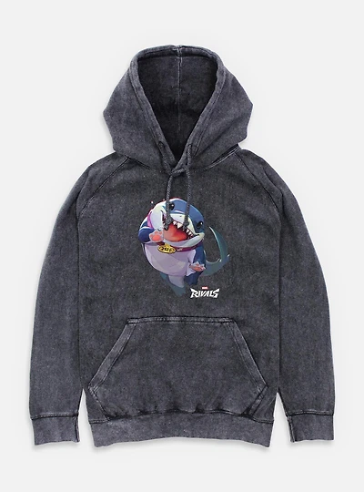 Marvel Rivals Jeff The Landshark Mineral Wash Hoodie