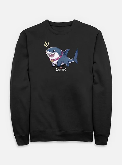 Marvel Rivals Alert Jeff The Landshark Sweatshirt
