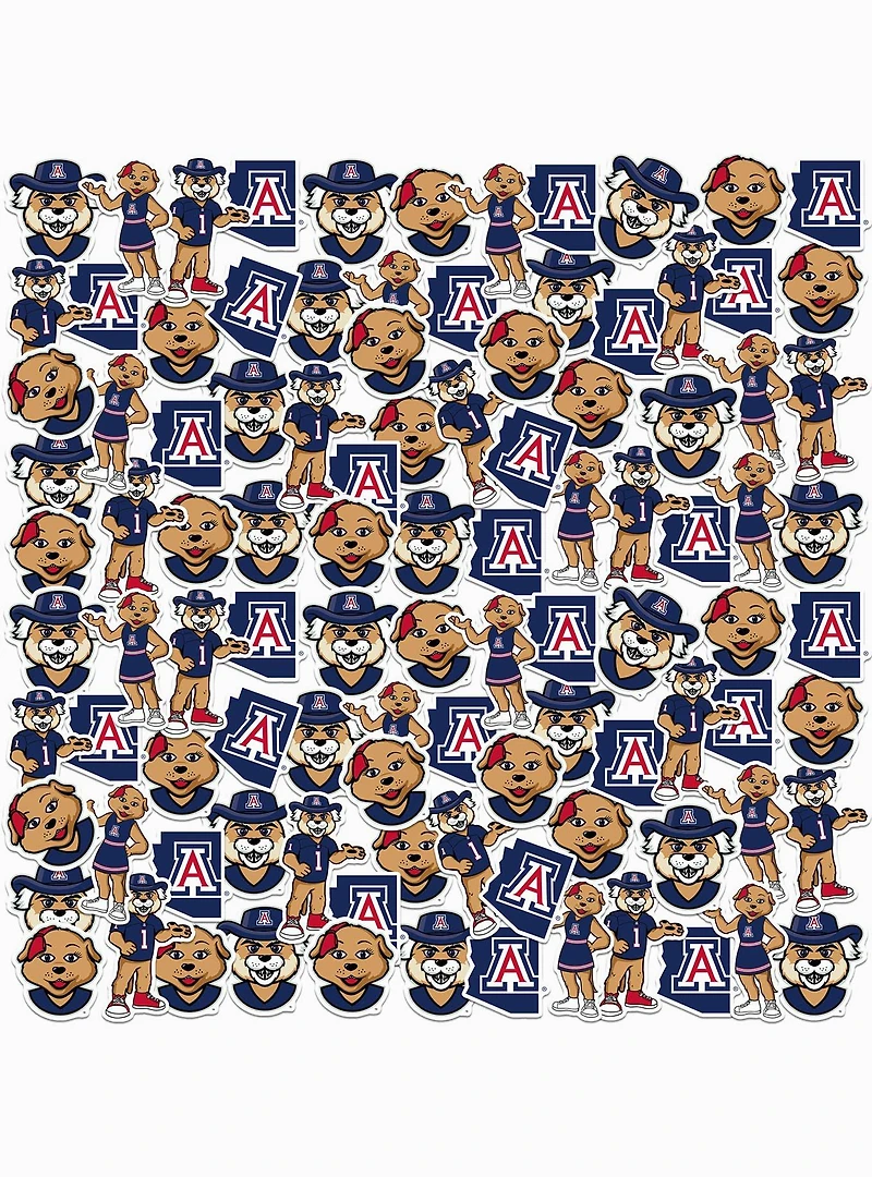 University Of Arizona 100 Ct. Sticker Pack