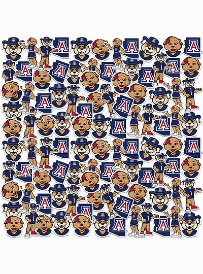University Of Arizona 100 Ct. Sticker Pack