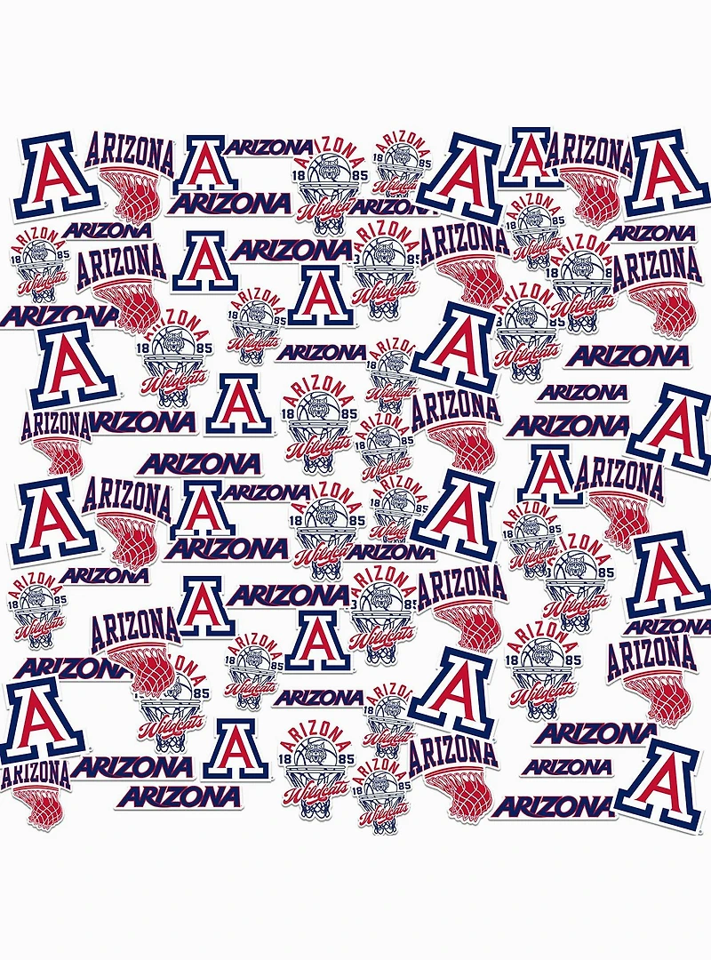 University Of Arizona Basketball 100 Ct. Sticker Pack
