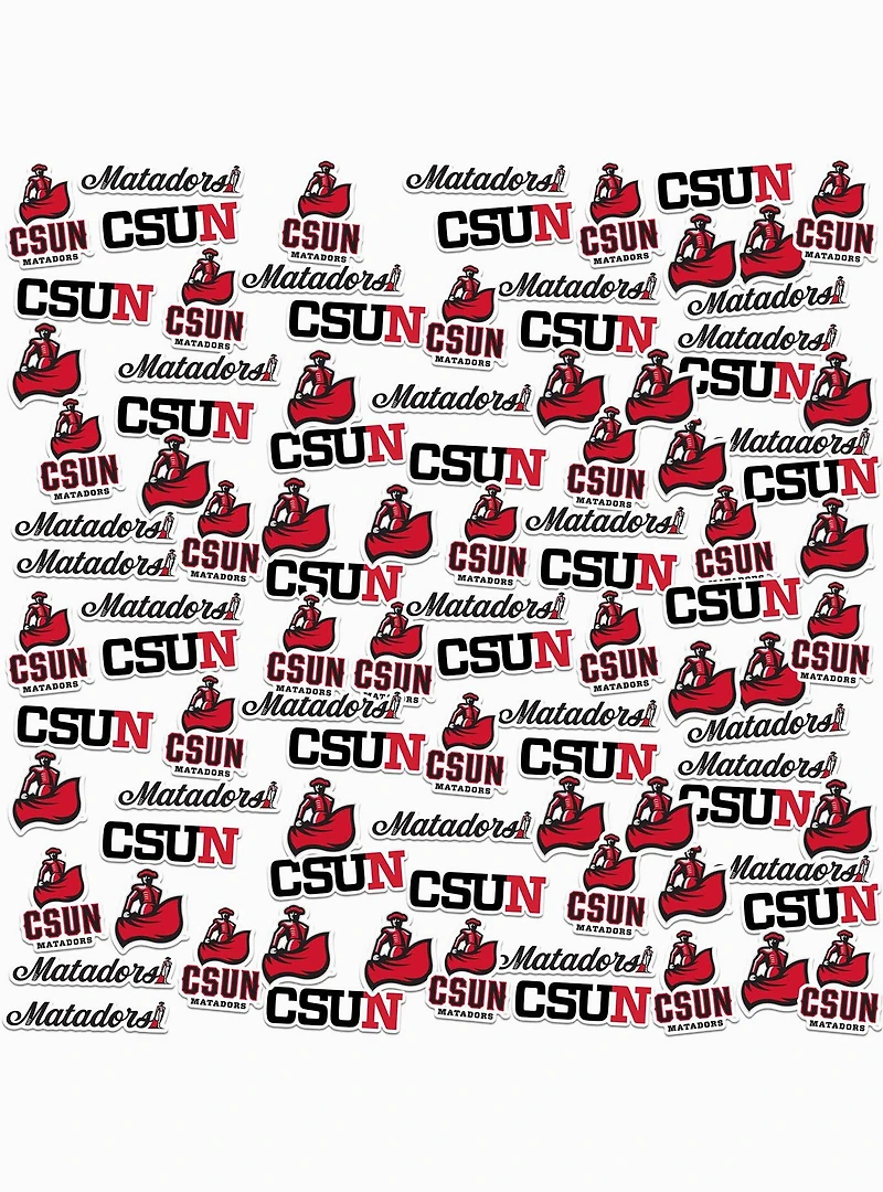 California State University Northridge CSUN Matadors 100 Ct. Sticker Pack
