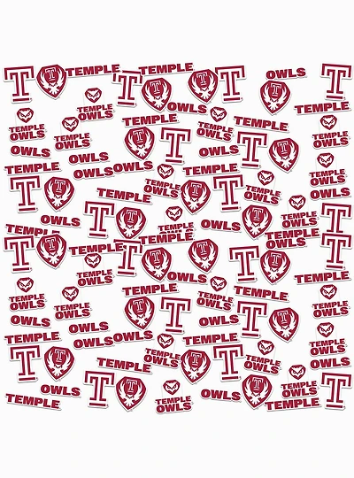 Temple University Owls 100 Ct. Sticker Pack