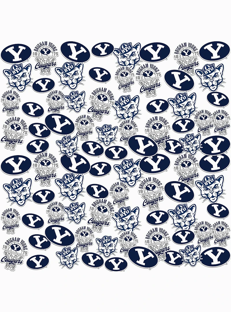 Brigham Young University BYU 100 Ct. Sticker Pack