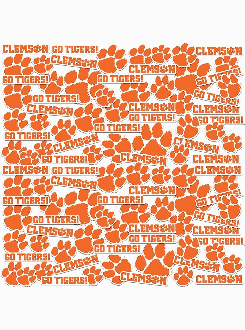 Clemson University Tigers 100 Ct. Sticker Pack