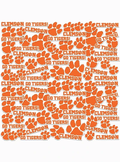 Clemson University Tigers 100 Ct. Sticker Pack
