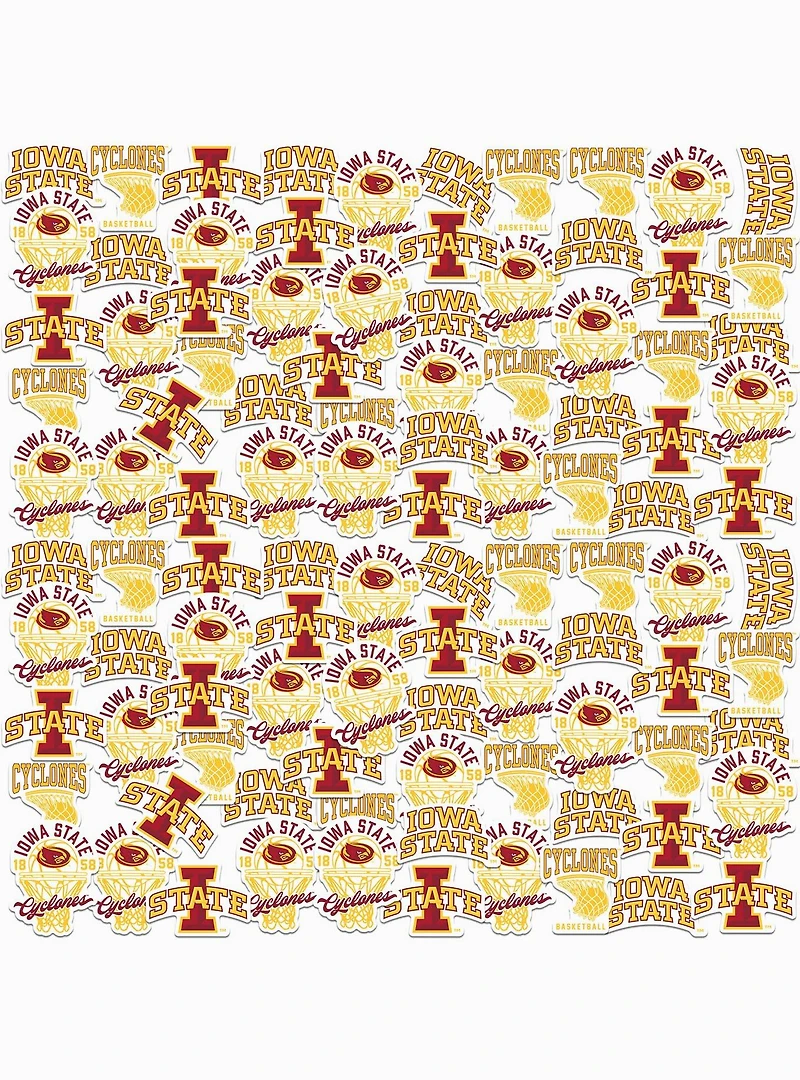 Iowa State University Basketball 100Ct. Sticker Pack