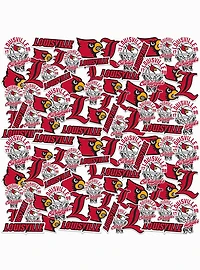 University Of Louisville Cardinals Basketball 100 Ct. Sticker Pack