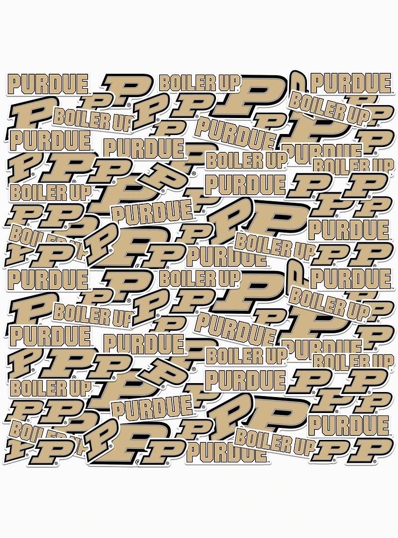 Purdue University Wordmark Logo 100Ct. Sticker Pack