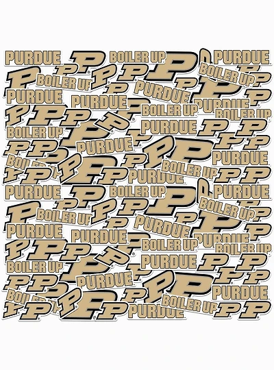 Purdue University Wordmark Logo 100Ct. Sticker Pack