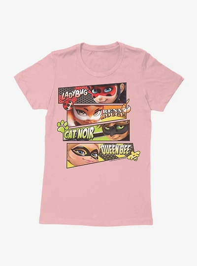 Miraculous: Tales Of Ladybug And Cat Noir Group Womens T-Shirt