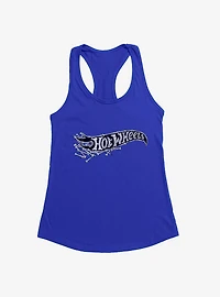 Hot Wheels Halloween Bones Logo Womens Tank Top