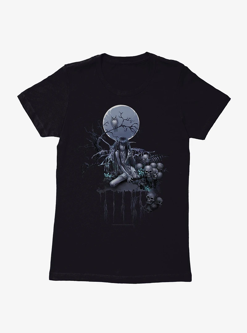 Fairies By Trick Full Moon Fairy Womens T-Shirt