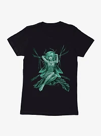 Fairies By Trick Turquoise Fairy Womens T-Shirt