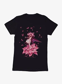 Fairies By Trick Pink Blossom Fairy Womens T-Shirt