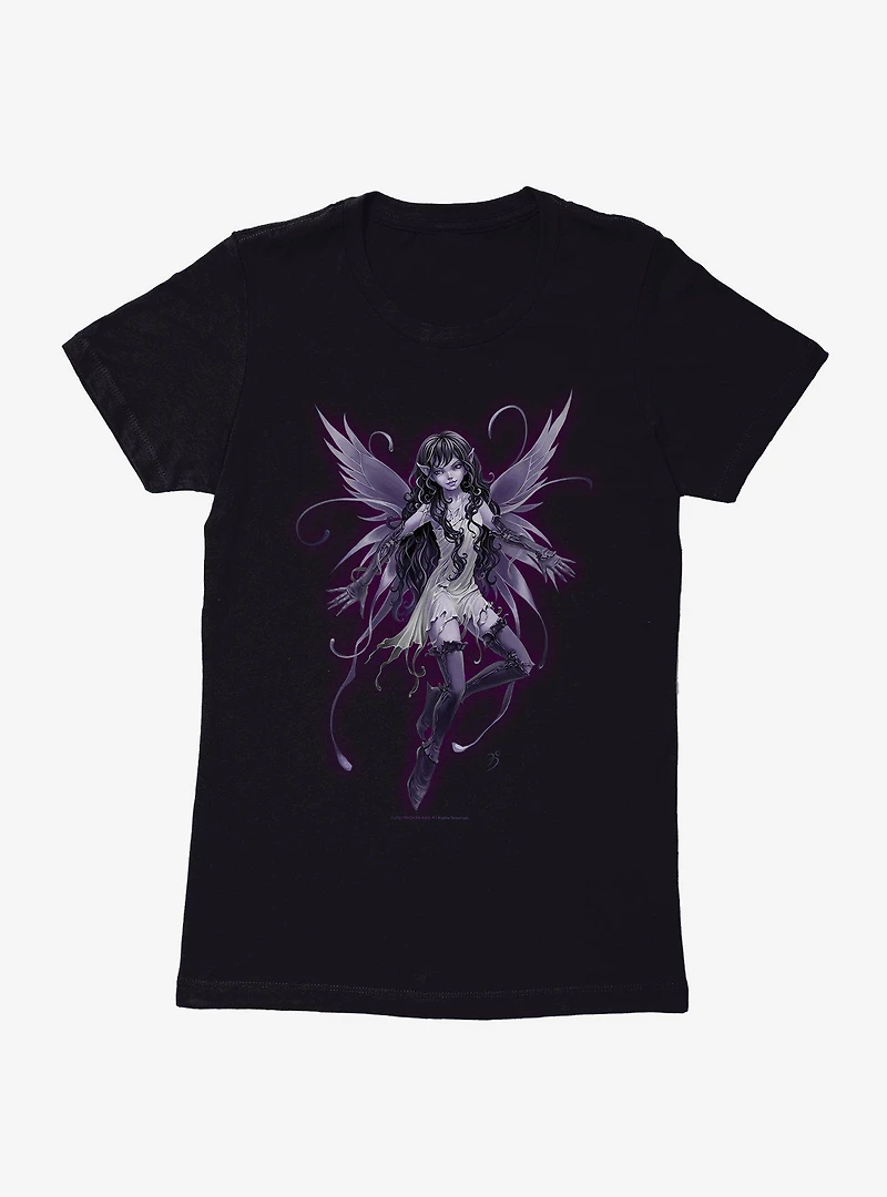 Fairies By Trick Purple Pixie Fairy Womens T-Shirt