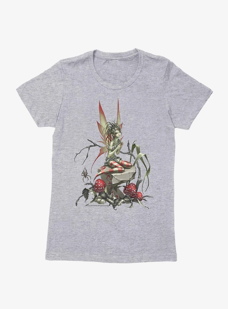 Fairies By Trick Mushroom Fairy Womens T-Shirt