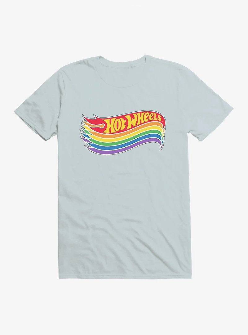 Hot Wheels Pride Rainbow Stacked Logo T-Shirt