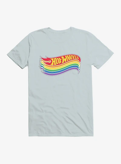 Hot Wheels Pride Rainbow Stacked Logo T-Shirt
