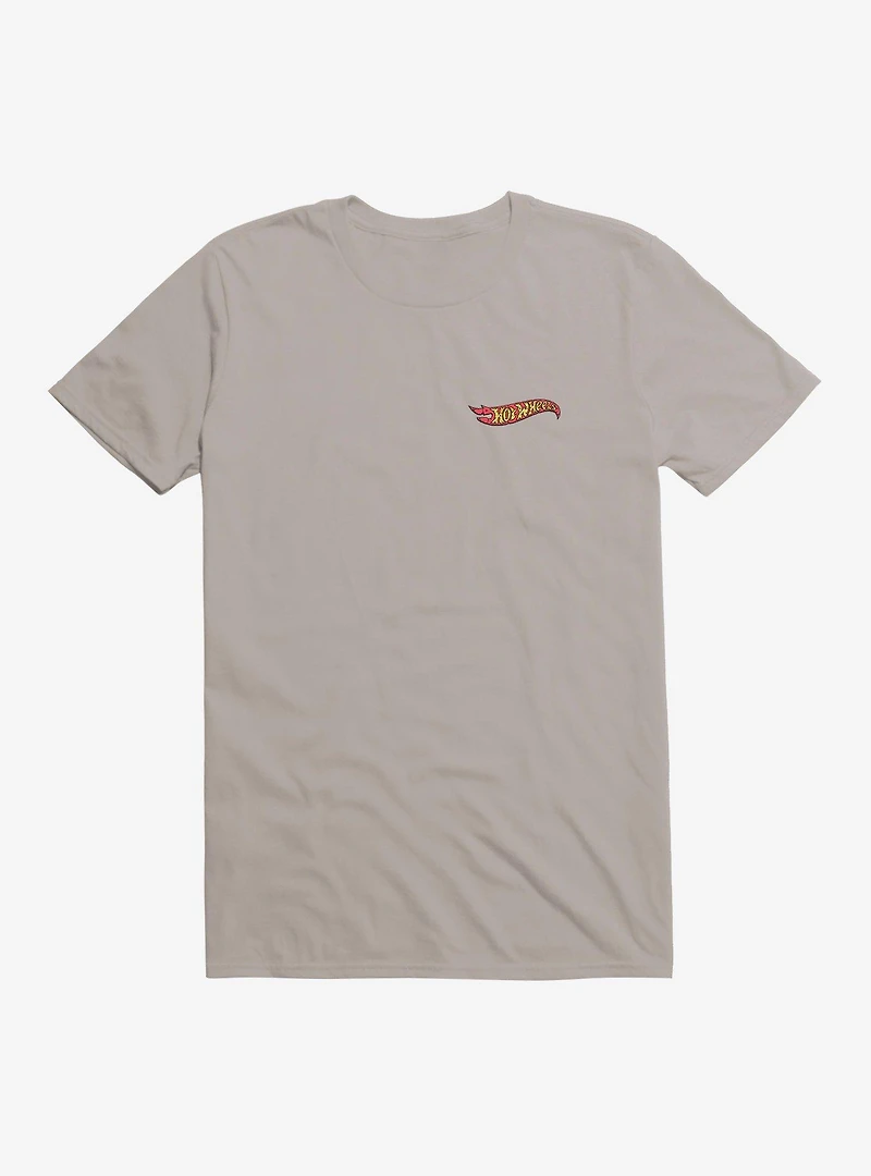 Hot Wheels Chest Distressed Logo T-Shirt