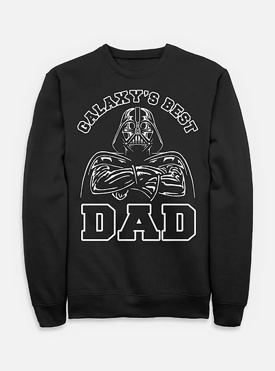 Star Wars Galaxy's Best Dad Darth Vader Sweatshirt