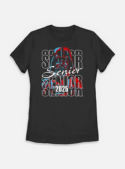 Star Wars Senior 2025 Grad Darth Vader Womens T-Shirt