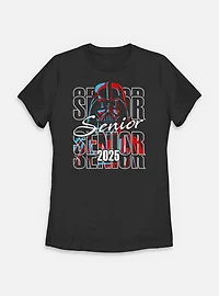 Star Wars Senior 2025 Grad Darth Vader Womens T-Shirt