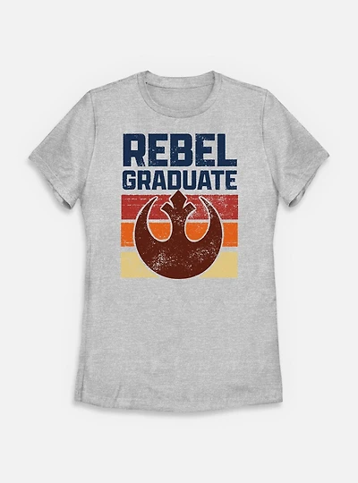 Star Wars Rebel Graduate Womens T-Shirt