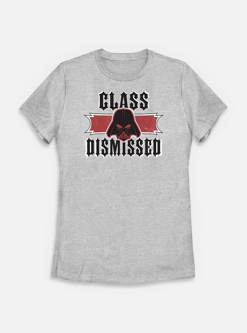Star Wars Class Dismissed Darth Vader Womens T-Shirt
