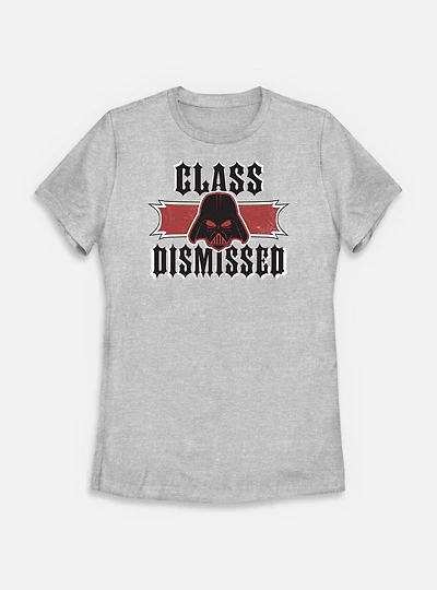 Star Wars Class Dismissed Darth Vader Womens T-Shirt