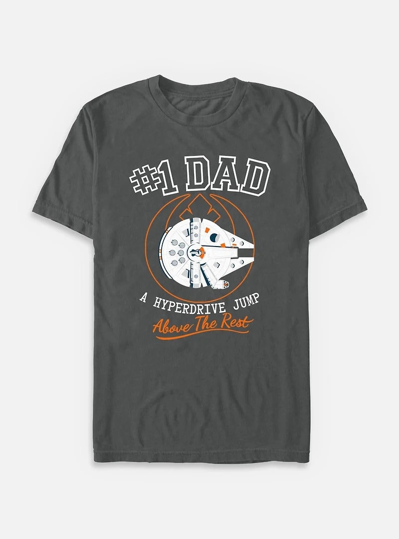 Star Wars Number 1 Dad Above The Rest Garment Dye T-Shirt