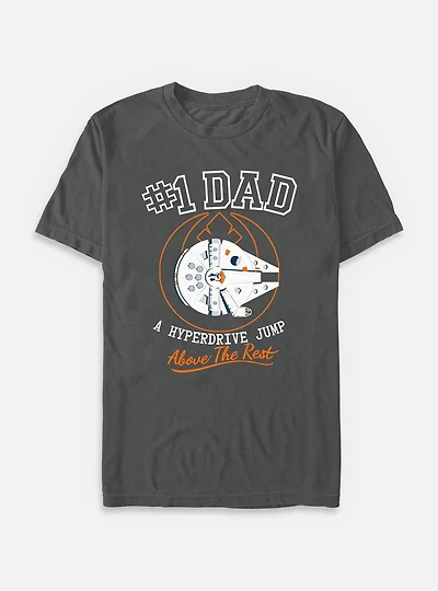 Star Wars Number 1 Dad Above The Rest Garment Dye T-Shirt