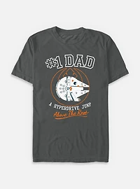 Star Wars Number 1 Dad Above The Rest Garment Dye T-Shirt