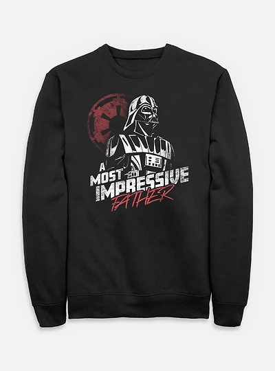 Star Wars A Most Impressive Father Sweatshirt