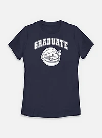 Star Wars The Mandalorian Graduate Grogu Womens T-Shirt