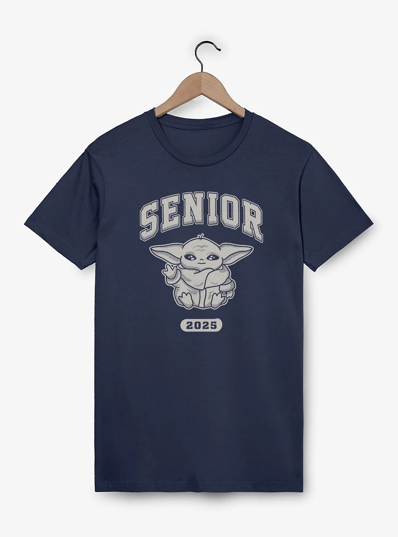 Star Wars The Mandalorian Senior 2025 Grad Grogu T-Shirt